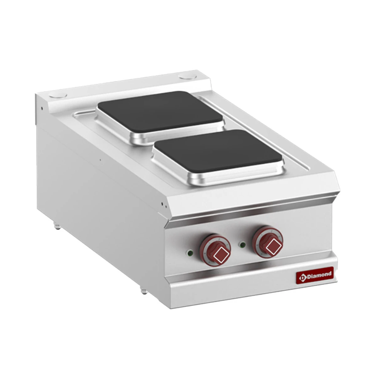 image elektrische kookplaat 2 vierkante platen -top- 0