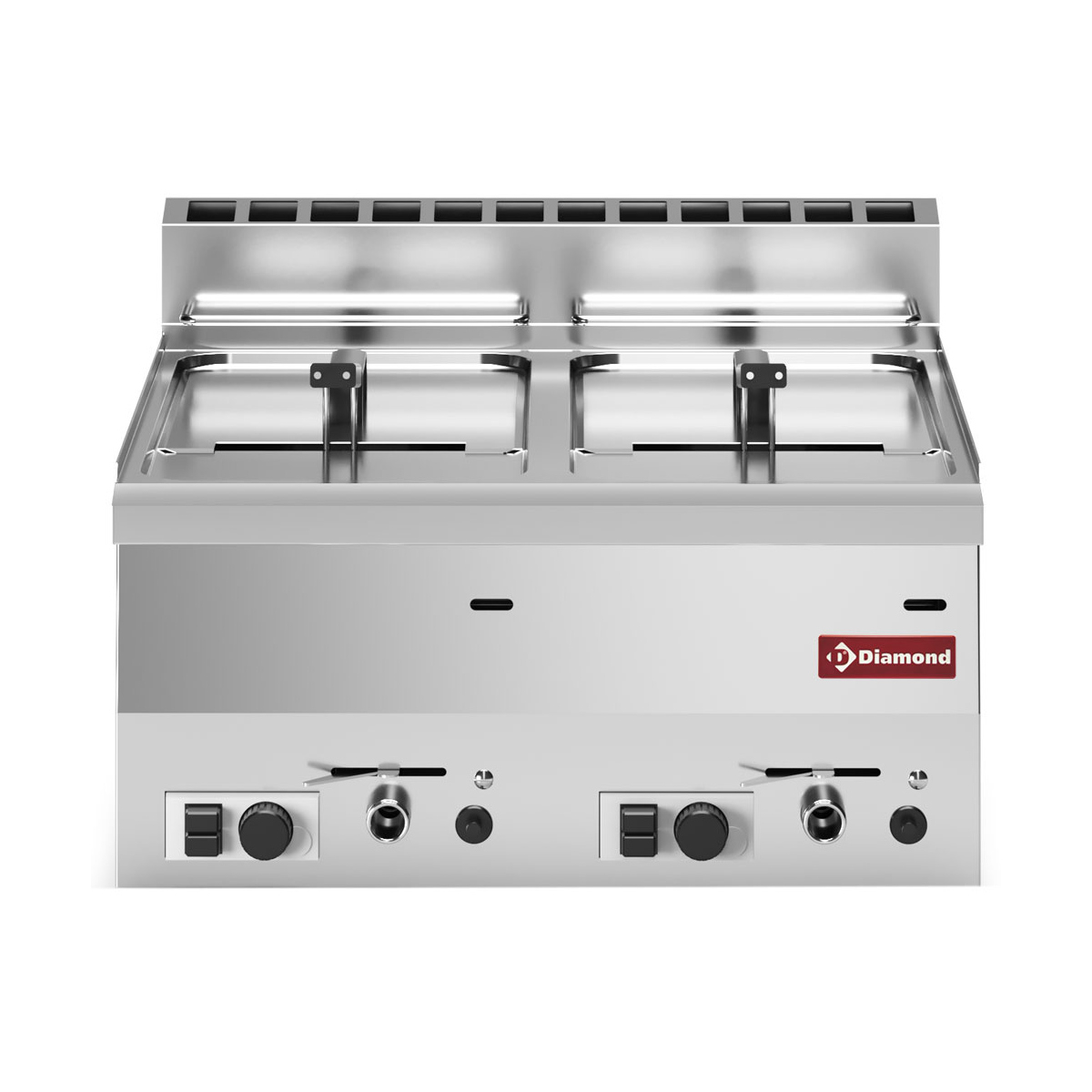 image gasfriteuse, 2 kuipen 8 liter -top- 0