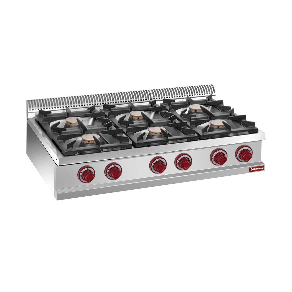 image gasfornuis 6 branders -top- 0