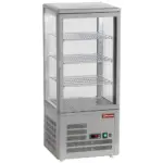 Image Vitrine tafelmodel geventileerd, 4 glazen zijden, 4 niveau "Grey" 0