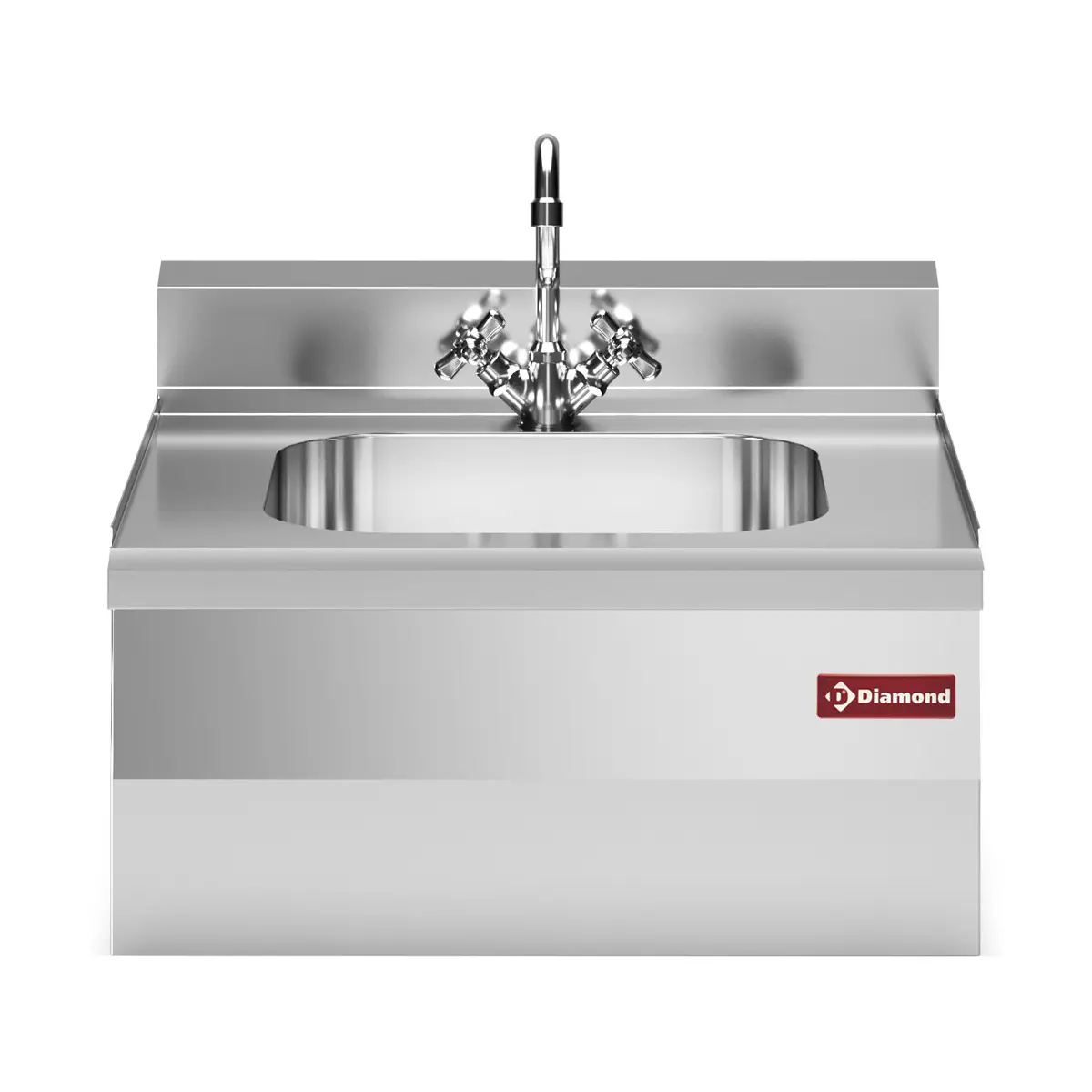 image spoelbak 400x400xh200 met mengkraan en hevel 0