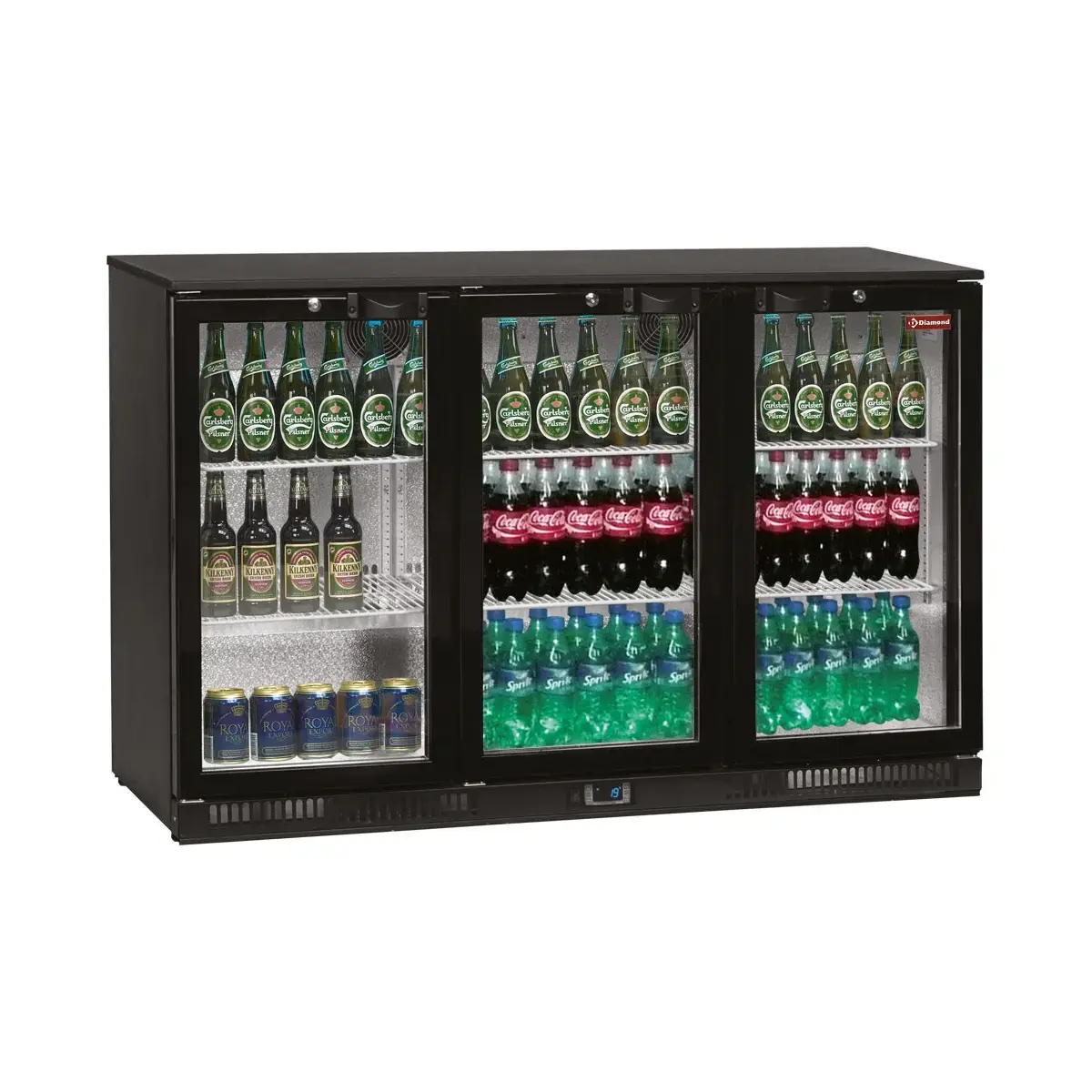 image flessenkoeler, geventileerd , "back bar", 3 draaideuren 0