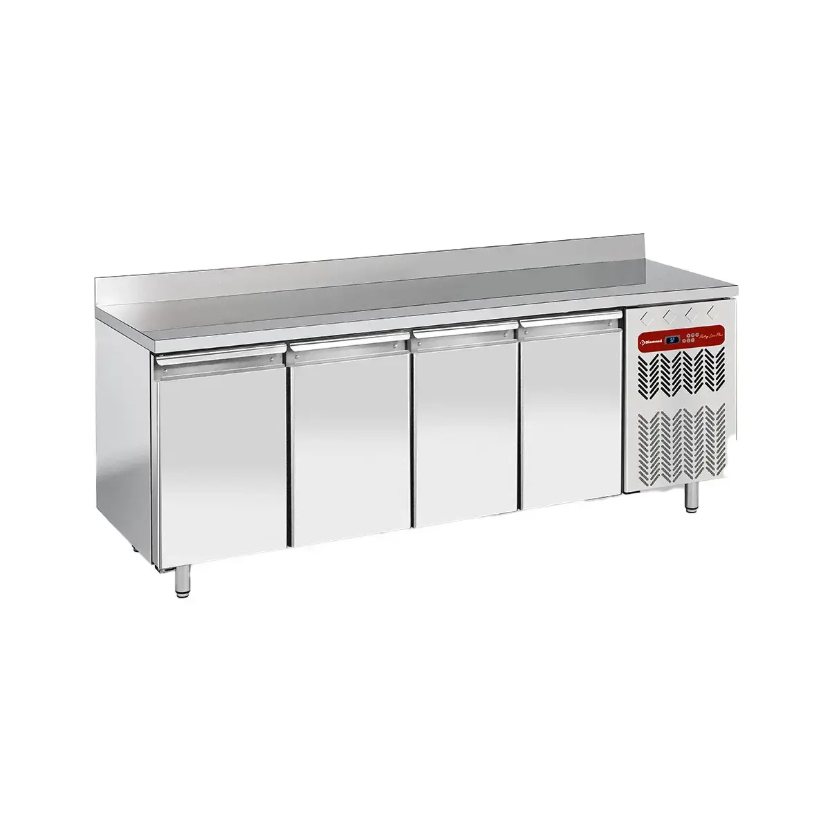 image wand koeltafel, geventileerd, 4 deuren en 600x400, 760 liter 0