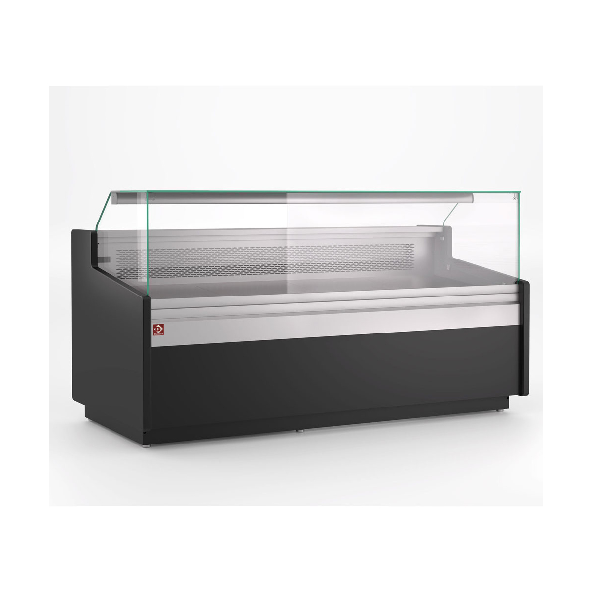 image neutrale vitrinetoonbank, patisserie glas, met neutrale reserve – zwart 0