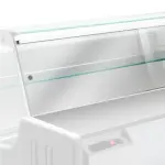 Image Gekoelde vitrinetoonbank, statisch, ladensysteem, zonder reserve - ZWART 1