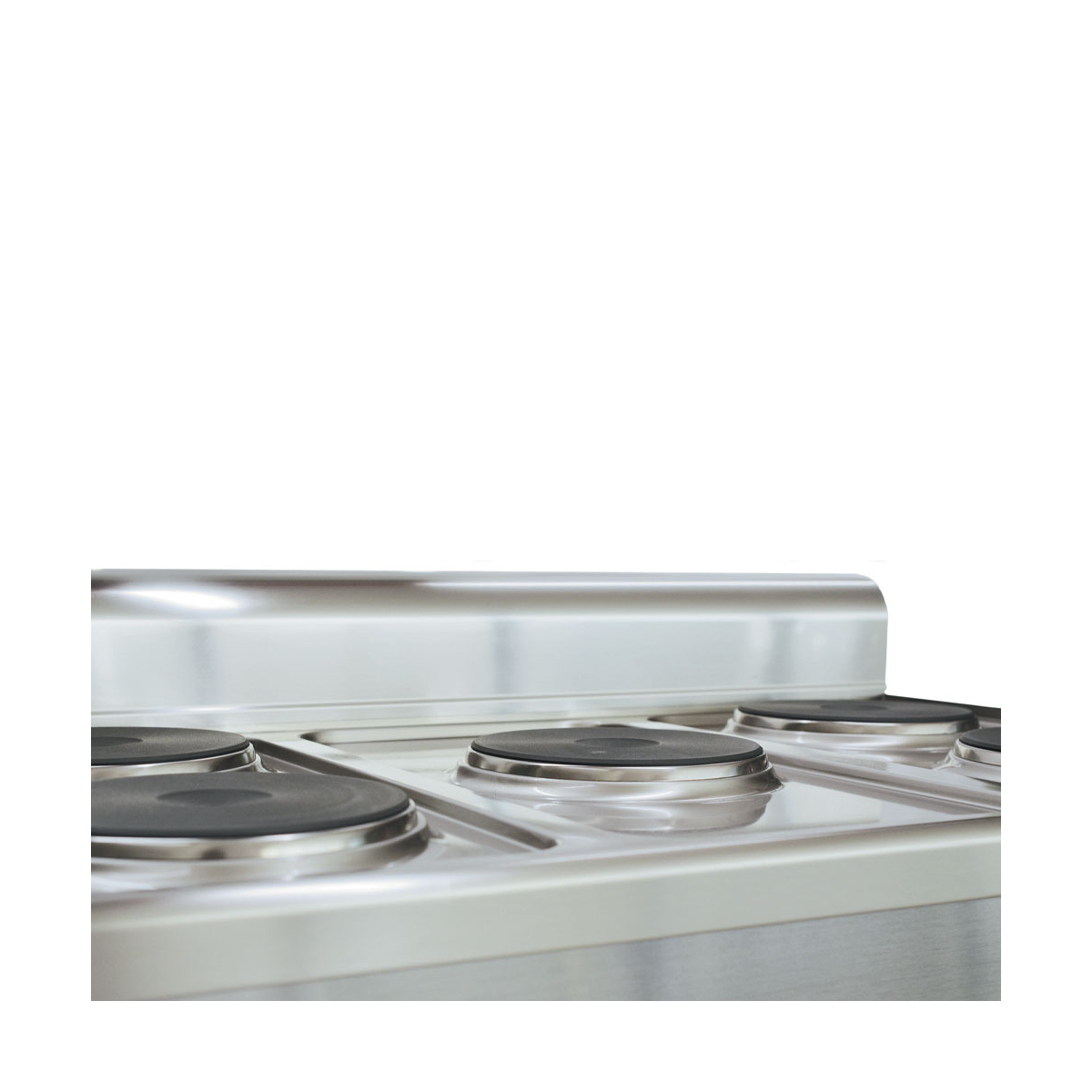 image fornuis 5 kookplaten en elektrische convectie-oven gn 1/1 1
