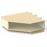 Image Elektrische pizzaoven, 2x 4 pizzas 350mm - FULL vuurvaste steen 1
