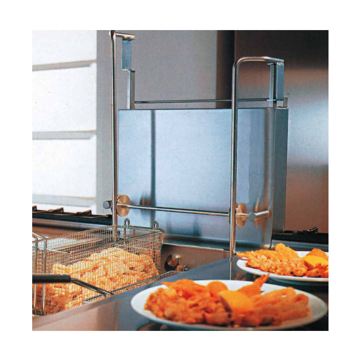 image gasfriteuse 1 kuip in "y"vorm 23 liter, op meubel, "digit" 3
