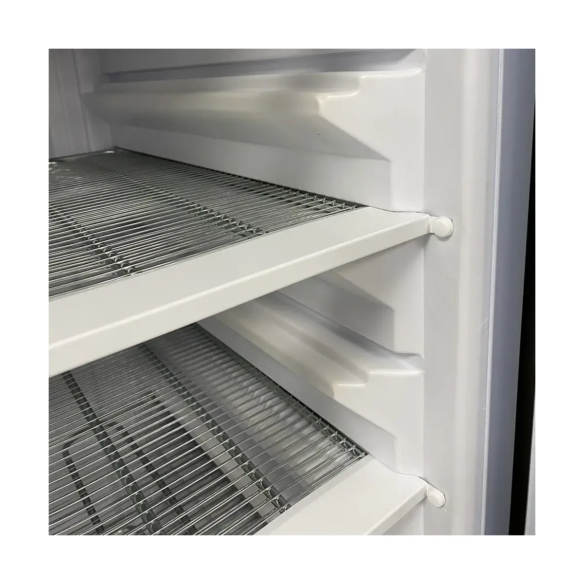 image statische vriezer, glazen deur, 525 liter, gn2/1+600x400, roestvrij staal 1