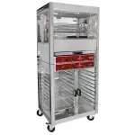 Image Kippengril met korven, 25 kippen 1