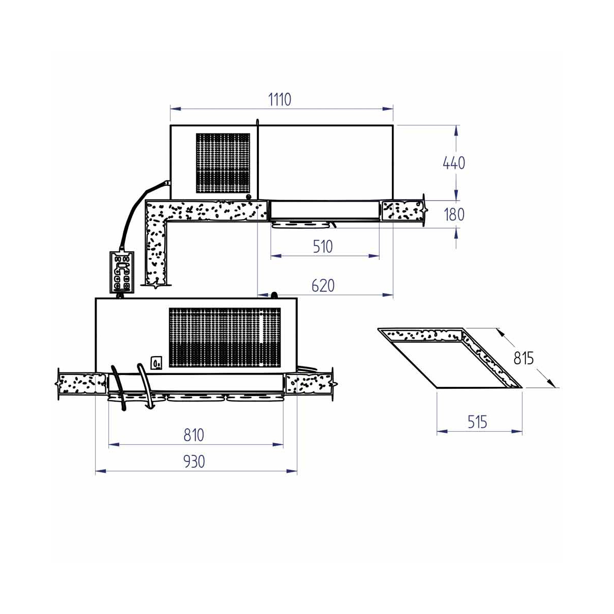 image plafond koelgroep t° -15°-25° 1
