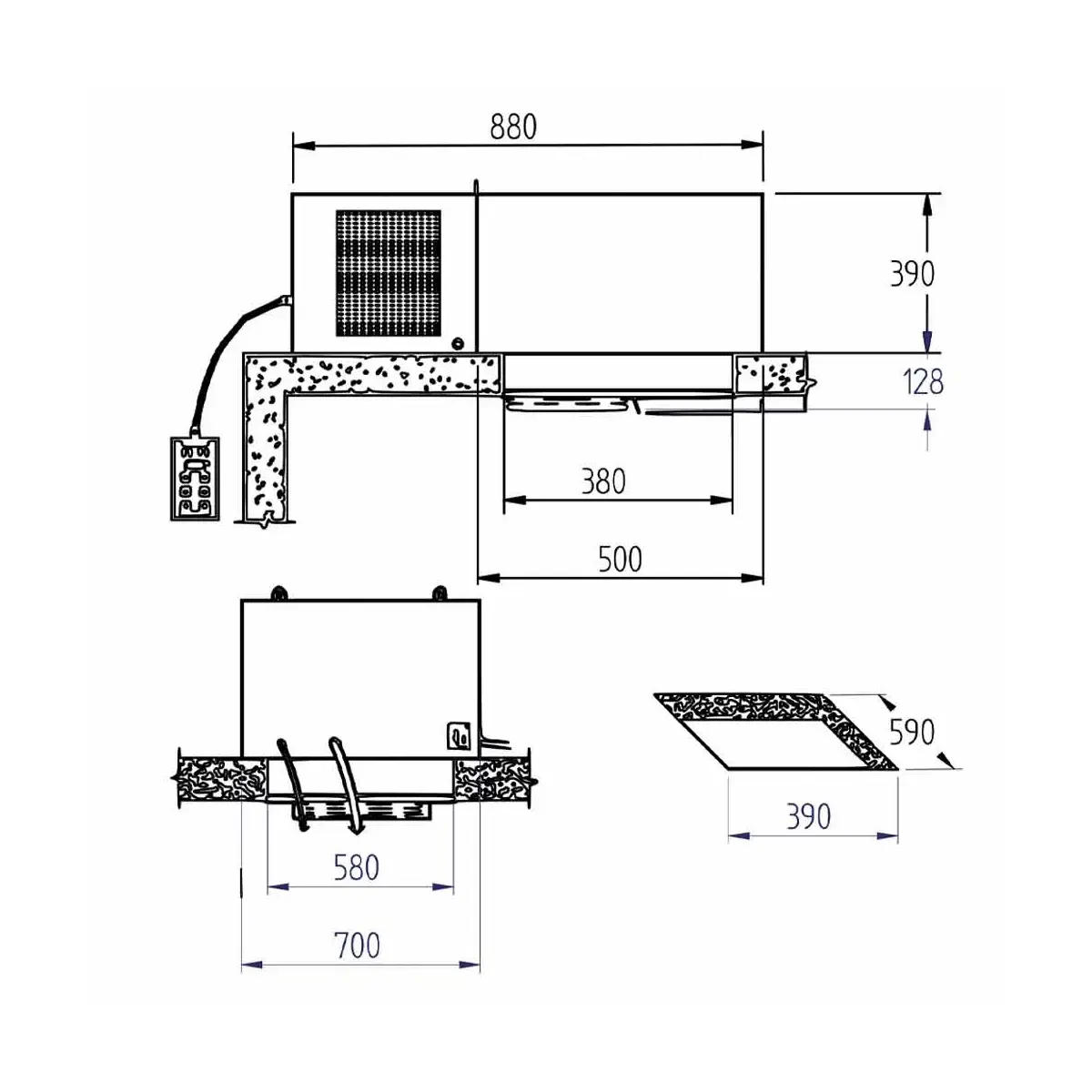 image plafond koelgroep t° -15°-25° 1