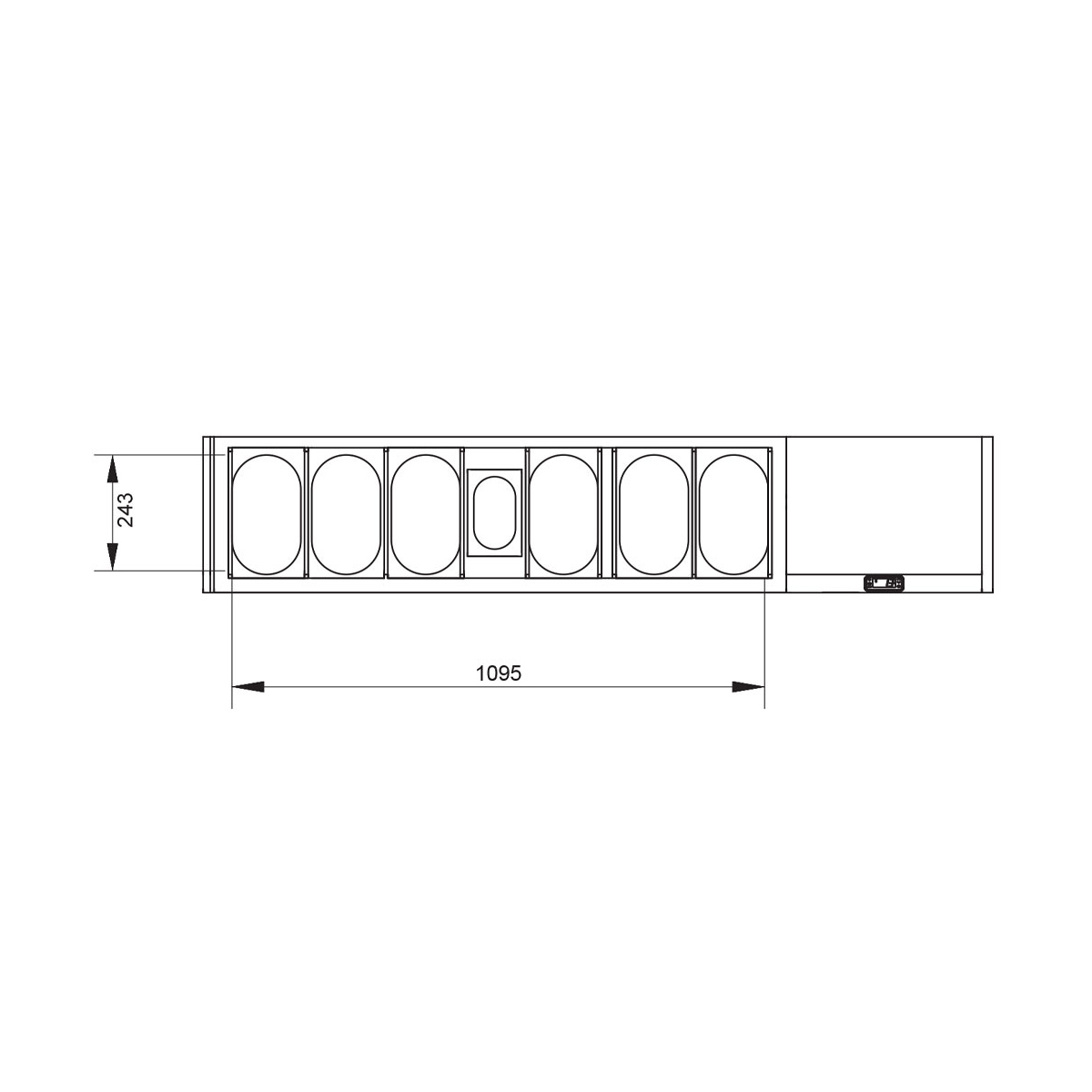 image gekoelde structuur gn 6x1/4, 1x1/9, met rechte ruit 1