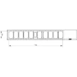 Image Gekoelde structuur GN 10x1/4, 1x1/9,, met deksel 1