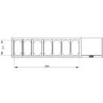 Image Gekoelde structuur GN 7x1/3, met deksel 1