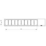 Image Gekoelde structuur GN 10x1/3, met deksel 1