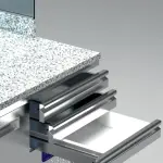 Image Pizzeria koeltafel, 2 deuren EN 600x400, 3 neutrale laden EN 600x400, gekoelde structuur 6x GN ¼ 1