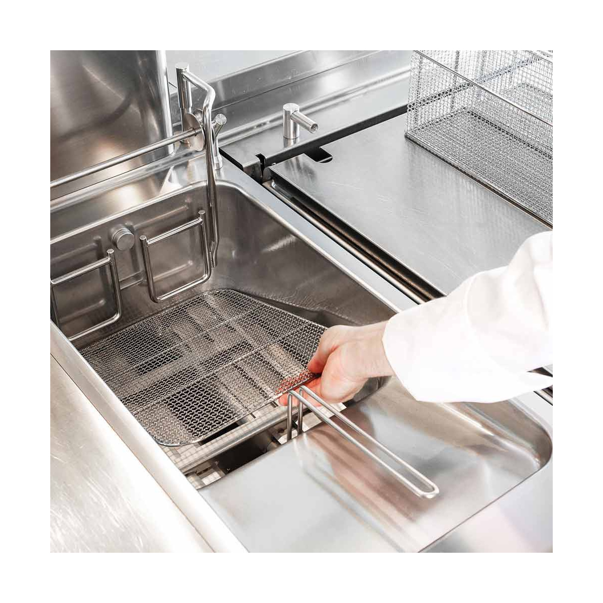 image digitale friteuse 23 liter tank s/arm "oliefiltering" + lift+auto cook 1