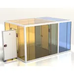 Image Combi koelkamer ISO 100, binnen afmetingen 2830 x 3230 & 2830 x 1830 xh 2230 mm (20,38 + 11,55 m³) 1