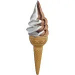 Image Soft ice-cream machine, 2 smaken + 1 mengsel, 13,5 Kg/u, luchtcond. 2