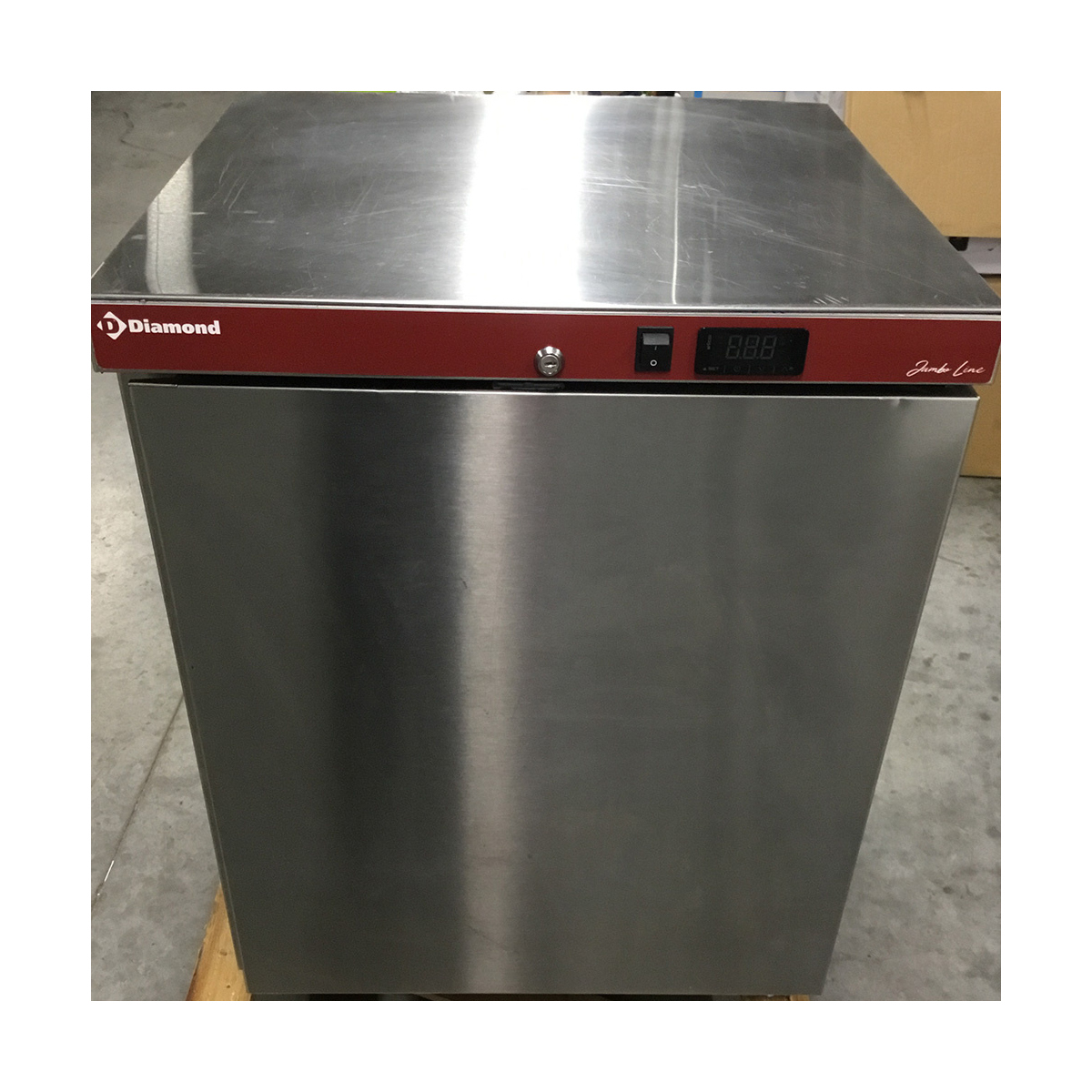 image statische diepvrieskast, 150 liter. r.v.s. 2