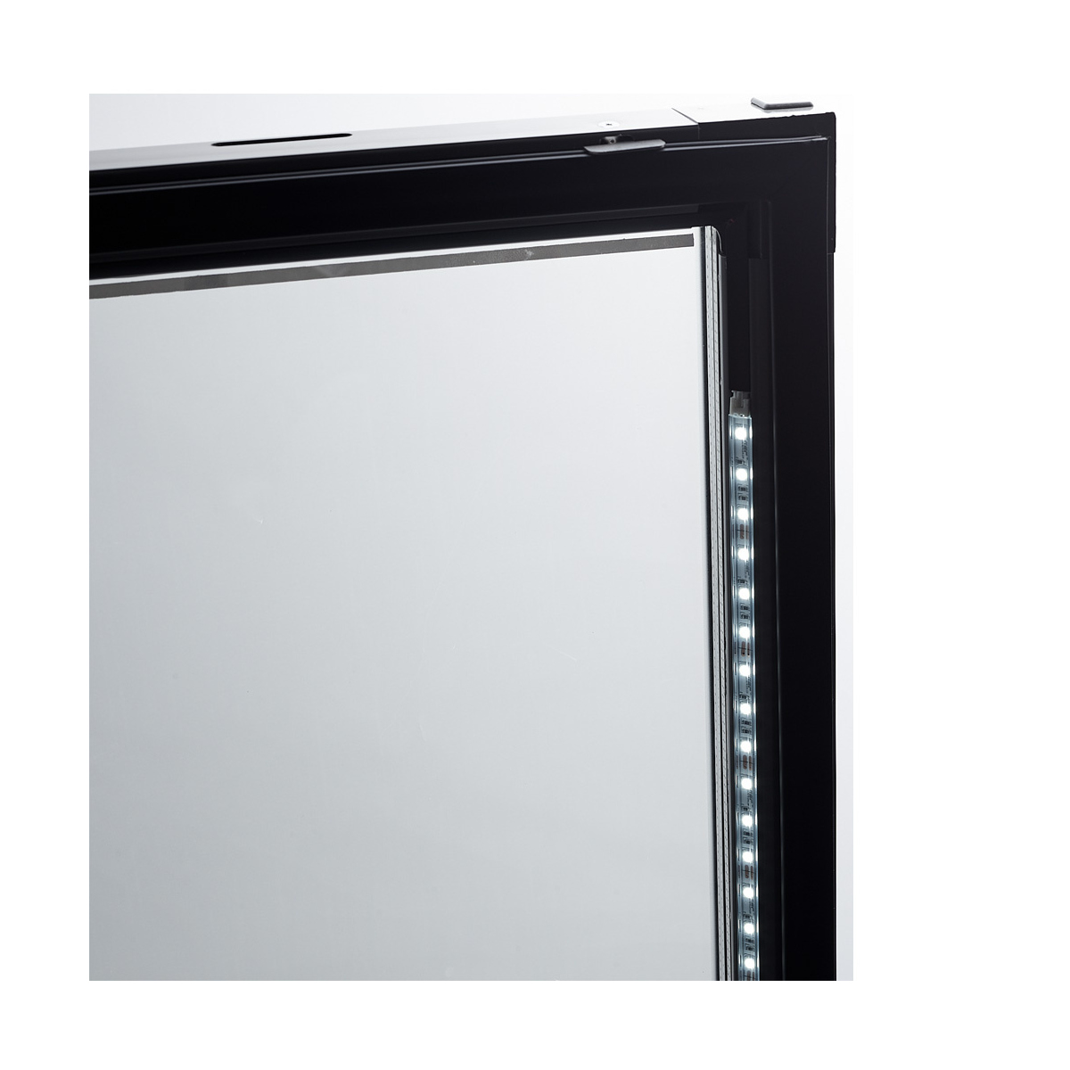 image statische vriezer, glazen deur, 525 liter, gn2/1+600x400, roestvrij staal 2