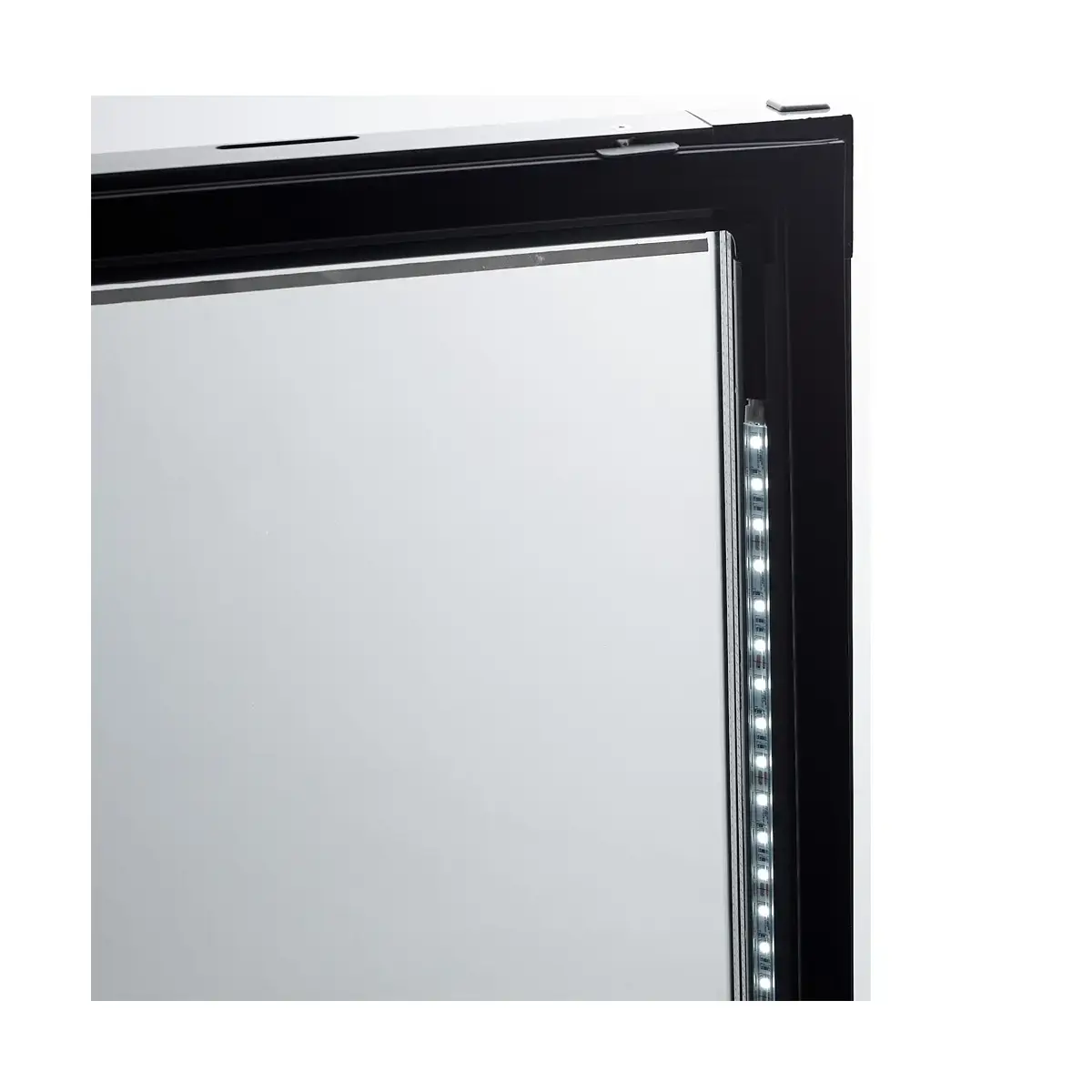 image statische vriezer, glazen deur, 525 liter, gn2/1+600x400, roestvrij staal 2