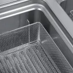 Image Elektrische friteuse met 2 kuipen 21 lit. op gesloten kast 2