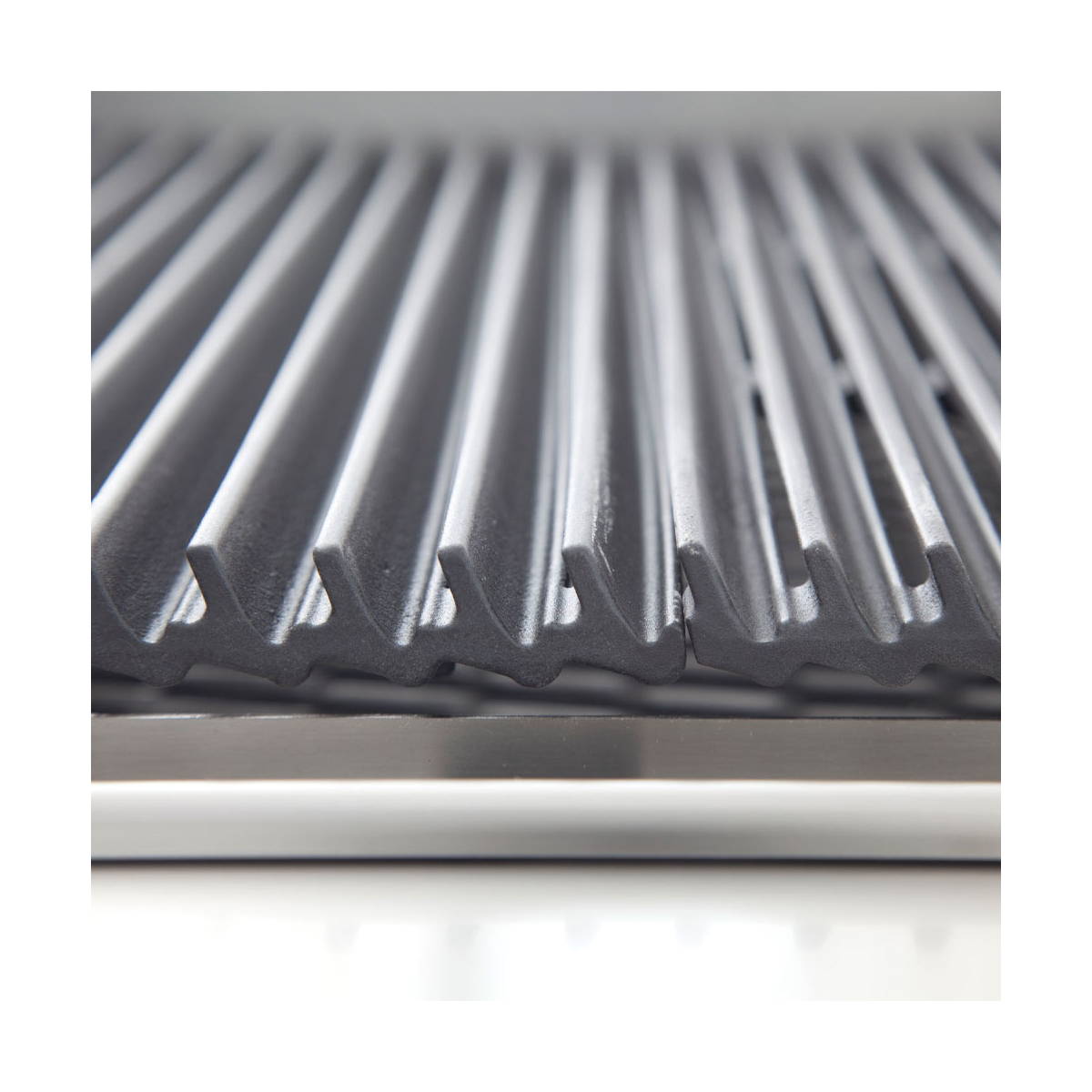 image lavasteengrill - 1/2 module - bakrooster in gietijzer "double face" 2