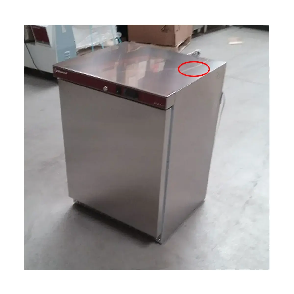 image koelkast geventileerd, 150 liter. r.v.s. 2
