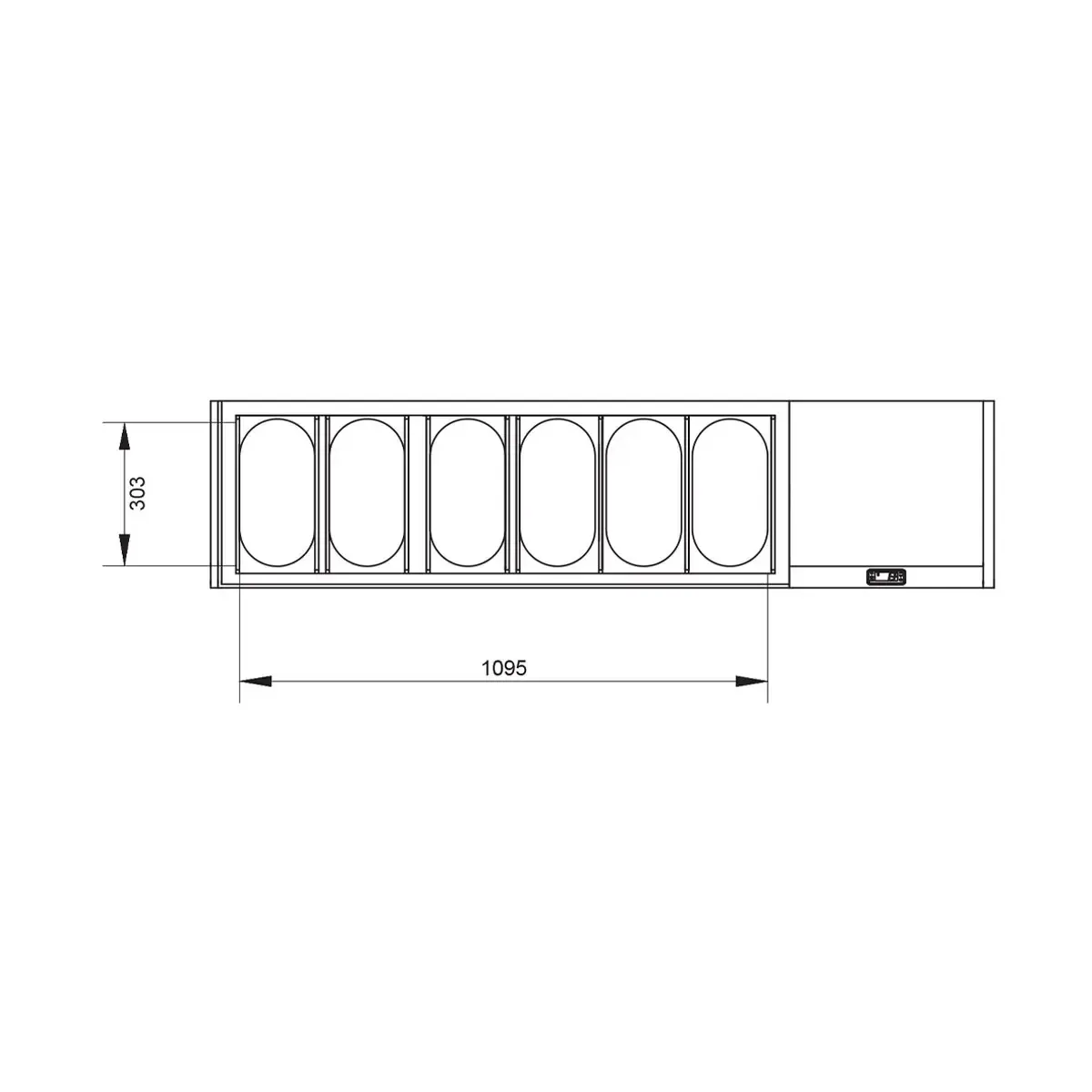image geheel koelkast tafel & gekoelde structuur : 2