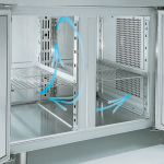 Image Wand koeltafel, geventileerd, 2 deuren EN 600x400, 345 liter (zonder groep) 1