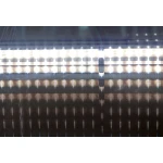 Image Neutrale vitrine toonbank, hoog glas, met neutrale opbergruimte - ZWART 1