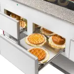 Image Gekoelde vitrinetoonbank, statisch, ladensysteem, zonder reserve - GRIJS/WIT 4