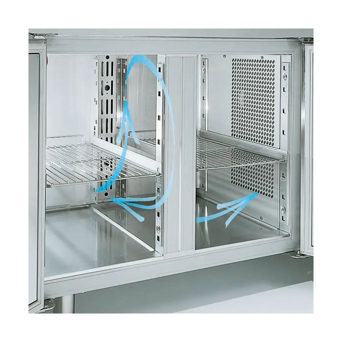 image wand diepvriestafel, geventileerd, 2 deuren gn 1/1, 260 liter 3