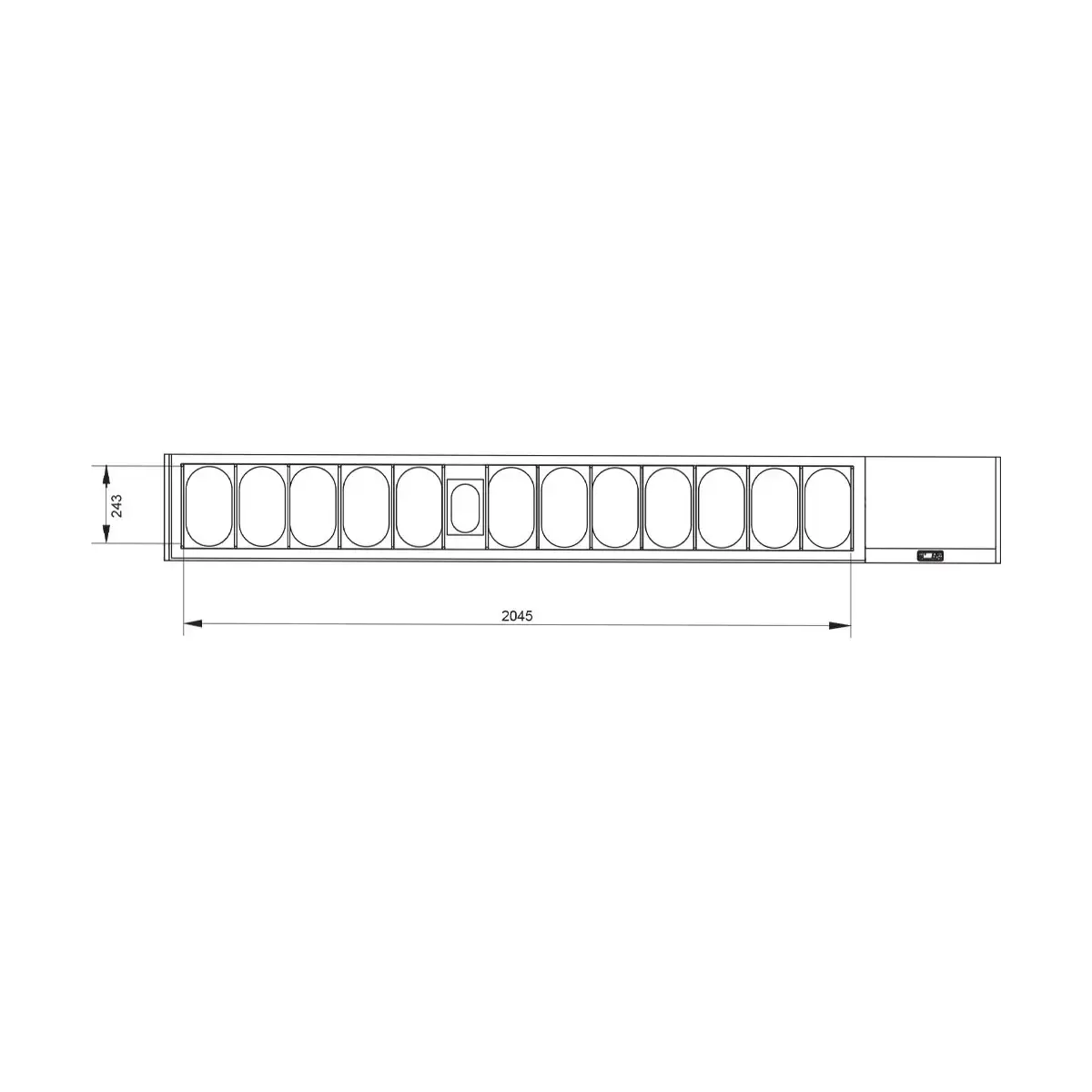 image geheel koelkast tafel & gekoelde structuur : 3