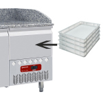 Image Frigotafel, 2 deuren 600x400 mm en 1 neutrale laden (4x bakken 600x400) 3