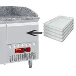 Image Frigotafel, 2 deuren 600x400 mm en 1 neutrale laden (4x bakken 600x400) 3