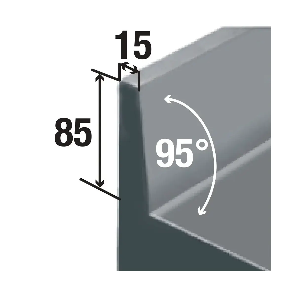 image wand- koeltafel geventileerd, 2 deuren gn 1/1, 260 liter 3