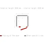 Image Kamer ISO 100, afm. int. 1230 x 1230 xh 2030 mm (3,07 m³) 4