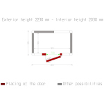 Image Kamer ISO 100, afm. int. 1830 x 1030 xh 2030 mm (3,83 m³) 4
