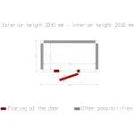 Image Kamer ISO 100, afm. int. 2030 x 1030 xh 2030 mm (4,24 m³) 4