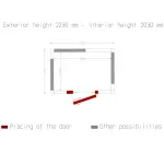 Image Kamer ISO 100, afm. int. 1830 x 1230 xh 2030 mm (4,57 m³) 4
