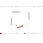 Image Kamer ISO 100, afm. int. 2430 x 1830 xh 2030 mm (9,03 m³) 4