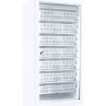 Image Statische vriezer, glazen deur, 525 liter, GN2/1+600x400, roestvrij staal 4