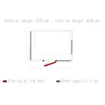 Image Kamer ISO 80, afm. int. 2830 x 2030 xh 2030 mm (11,66 m³) 4