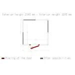 Image Kamer ISO 80, afm. int. 2430 x 2430 xh 2030 mm (11,99 m³) 4