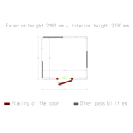 Image Kamer ISO 80, afm. int. 2630 x 2430 xh 2030 mm (12,97 m³) 4