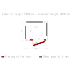 Image Koelkamer ISO 80binnen afmetingen 1230 x 1030 xh 2030 mm (2,57 m³) 4