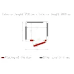 Image Koelkamer ISO 80binnen afmetingen 1230 x 1030 xh 2030 mm (2,57 m³) 4